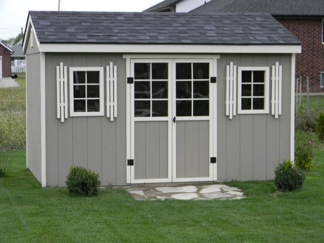 Shed Doors with Windows